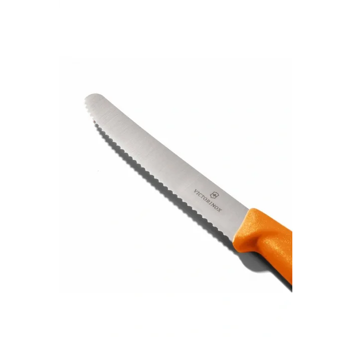 Genel Ürün 6.7836.L119 Tırtıklı Domates ve Sosis Bıçağı - Turuncu - 11 cm