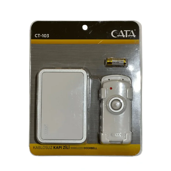 Genel Ürün CT-103 Kablosuz Kapı Zili (Gri Kenarlı)