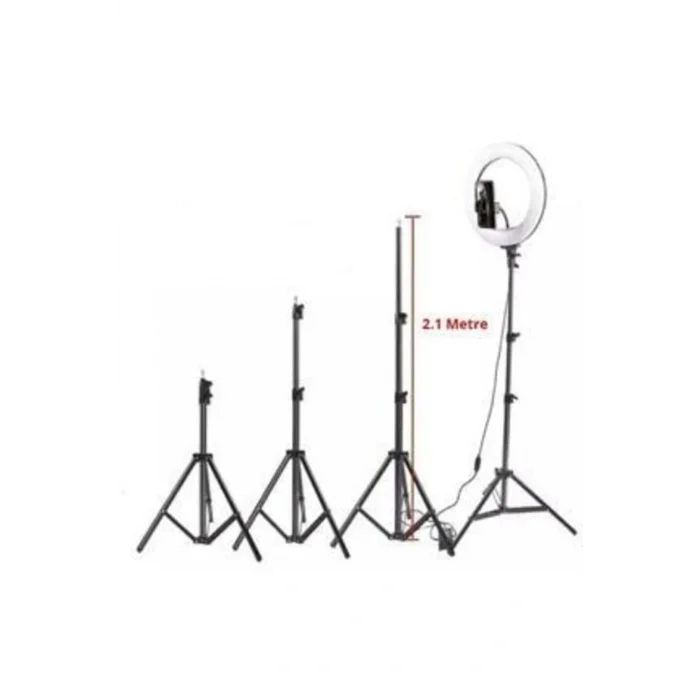 Genel Ürün Youtuber Led Işıklı Tripod Selfie Makyaj Işığı Sürekli Ring Light 10 Inç Halka Dz66