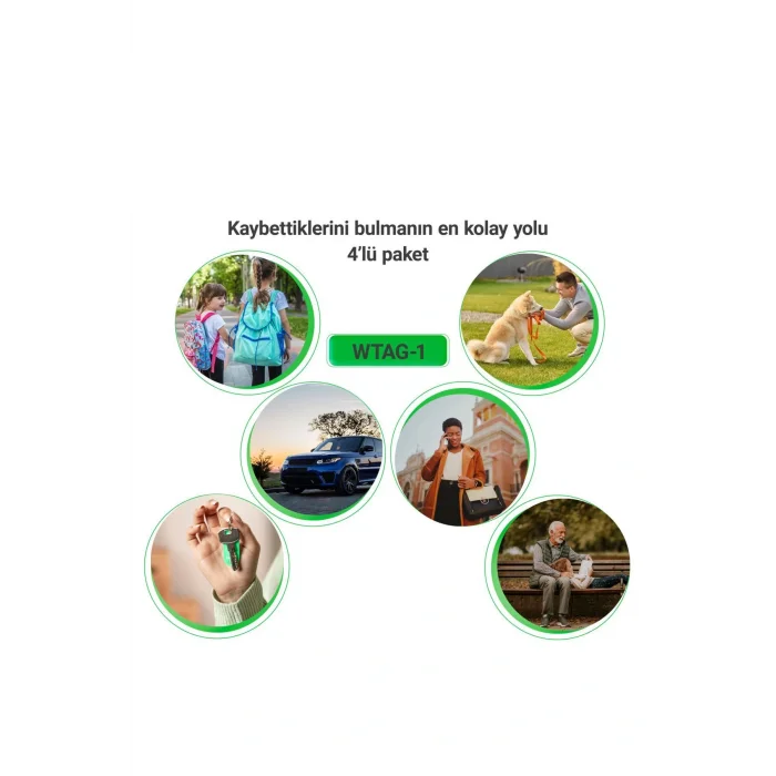 Genel Ürün A2 Itag Akıllı Takip Cihazı (apple Ile Uyumlu)
