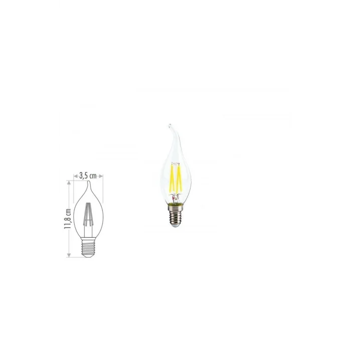 Genel Ürün 4 Watt Filament Buji Led Ampul Ct-4062