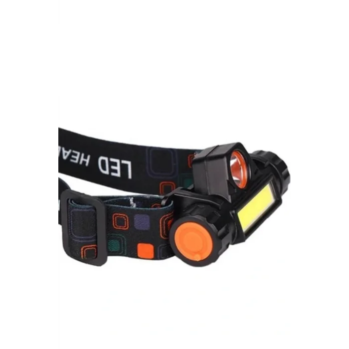 Genel Ürün 3watt Şarjlı Çift Fonksiyonlu Mir Led Kafa Feneri Beyaz Işık Ct-9120 Dış Mekan Kafa Bantlı