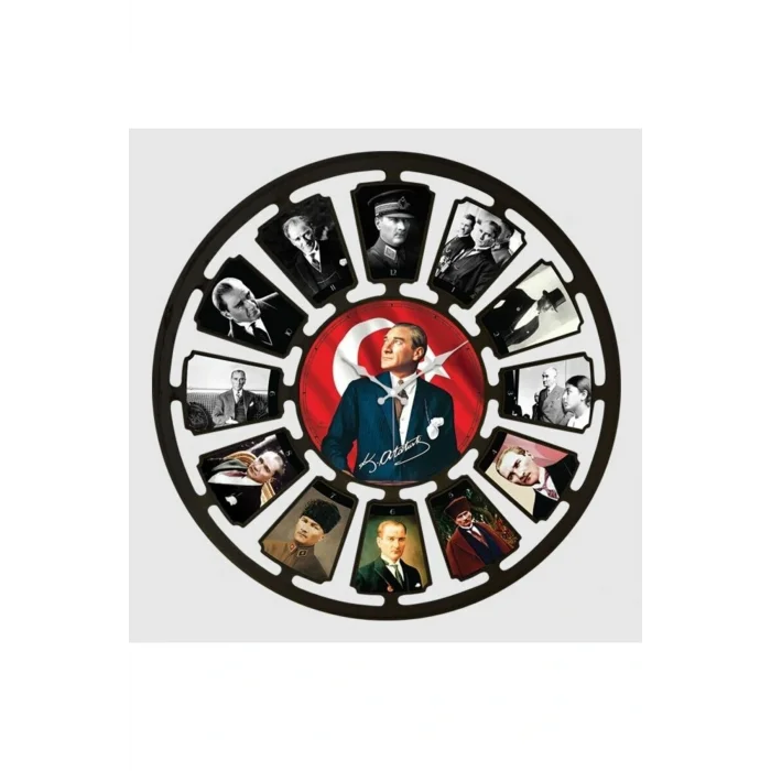 Kol Saati AYPŞ DEKORATİF ATATÜRK DUVAR SAATİ