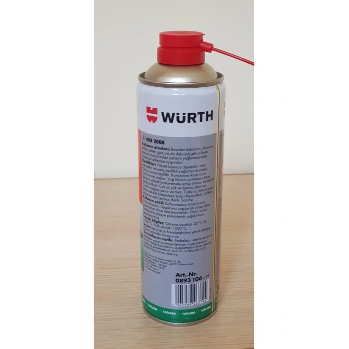 Genel Ürün Yağlama Spreyi Hhs 2000 500 Ml