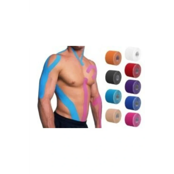 Genel Ürün Kınesıology Tape Gold-mavi