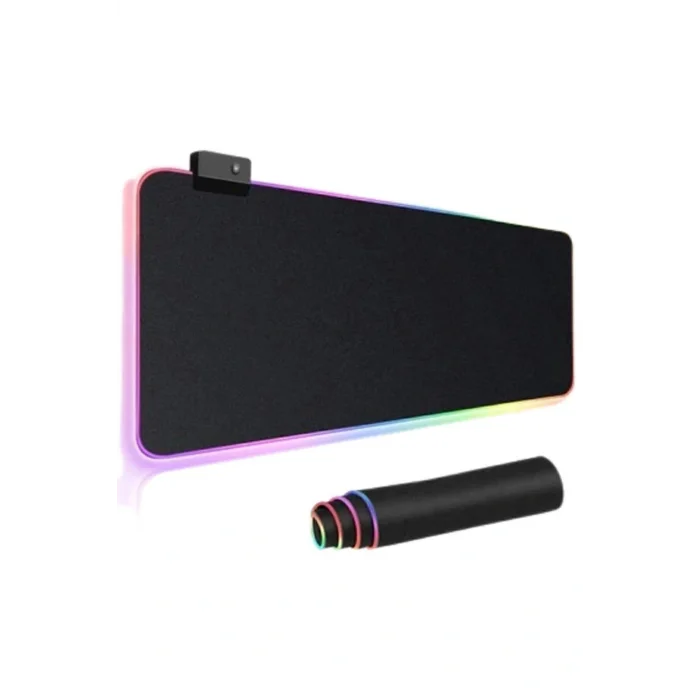 Genel Ürün Rgb Düz Siyah 80*30 Cm Gaming Oyuncu Mousepad