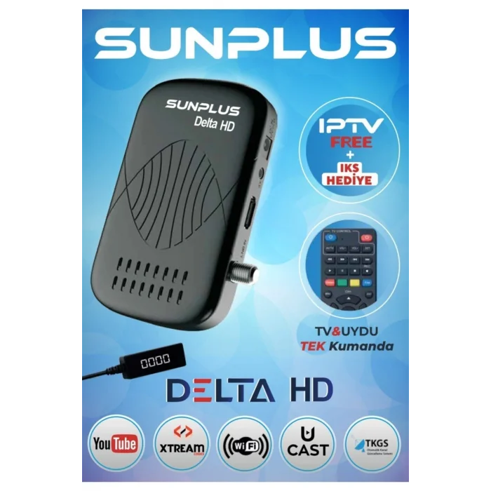 Genel Ürün Astra Delta Full Hd Akıllı Kumanda Uydu Alıcısı Wifi Anten Hediyeli