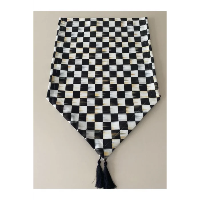 Genel Ürün Dama Desenli Runner