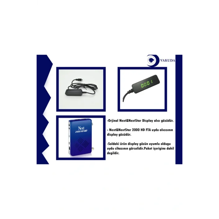 Genel Ürün Next 2000 Hd Fta Display Alıcı Göz