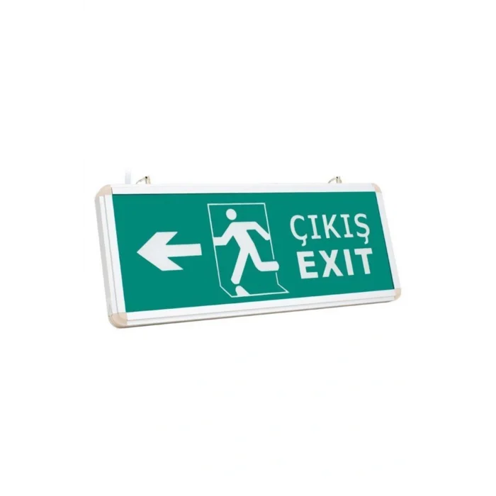 Genel Ürün Ct-9170 3 Watt Acil Çıkış Exıt Levhası (sola) Ledli Şarjlı