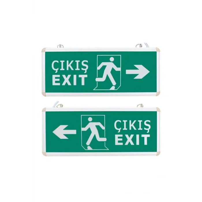 Genel Ürün Ct-9170 3 Watt Acil Çıkış Exıt Levhası (sola) Ledli Şarjlı