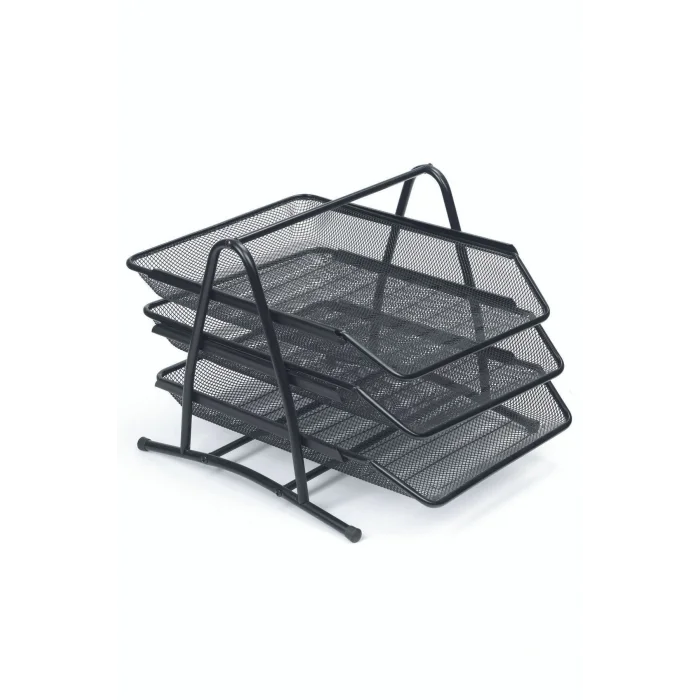 Genel Ürün Evrak Rafı 3 Lü Delikli 9181 Siyah