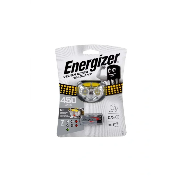 Genel Ürün Vision Ultra Ledli Kafa Feneri 3xAAA 450 Lümen