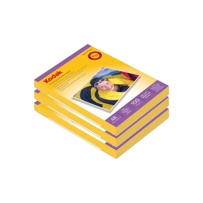 Genel Ürün 230 gram 10x15 Parlak 3lü Paket 300 Adet Inkjet Fotoğraf Kağıdı