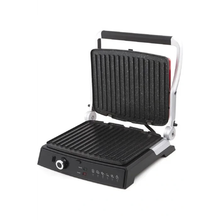 Genel Ürün K 462 Grillmaster Izgara Tost Makinesi Çift Plaka Kullanım 6 6 Dilim 2000w