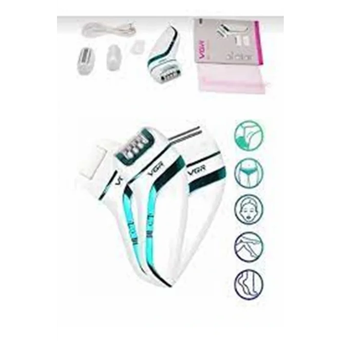 Genel Ürün V-713 3 in 1 şarjlı epilasyon epilatör cihazı aleti makinesi tüm vücut bikini bölgesl