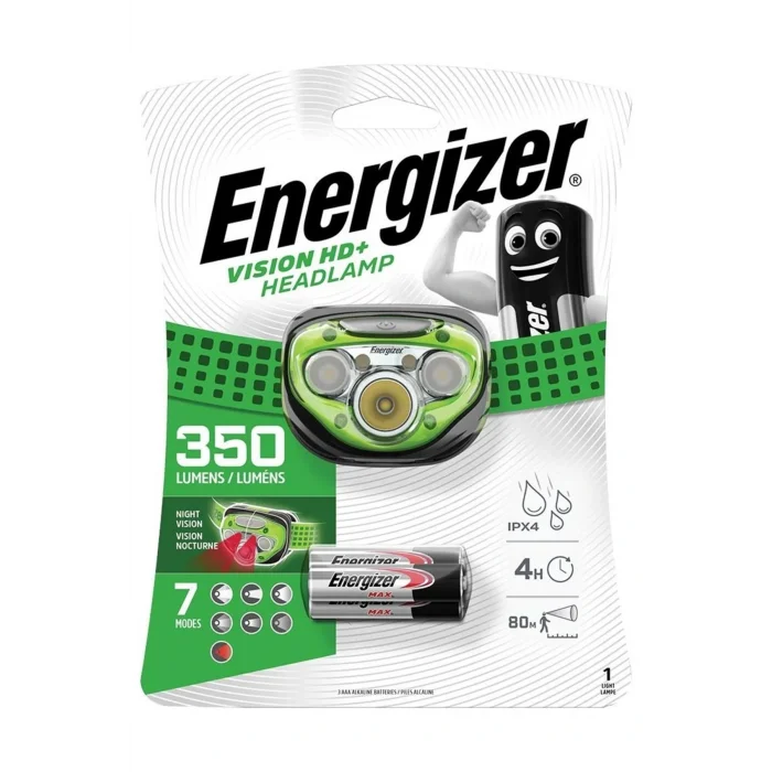 Genel Ürün ENERGİZER Hdc323 Vısıon Hd+ Headlamp Ledli Kafa Feneri 350 Lümen