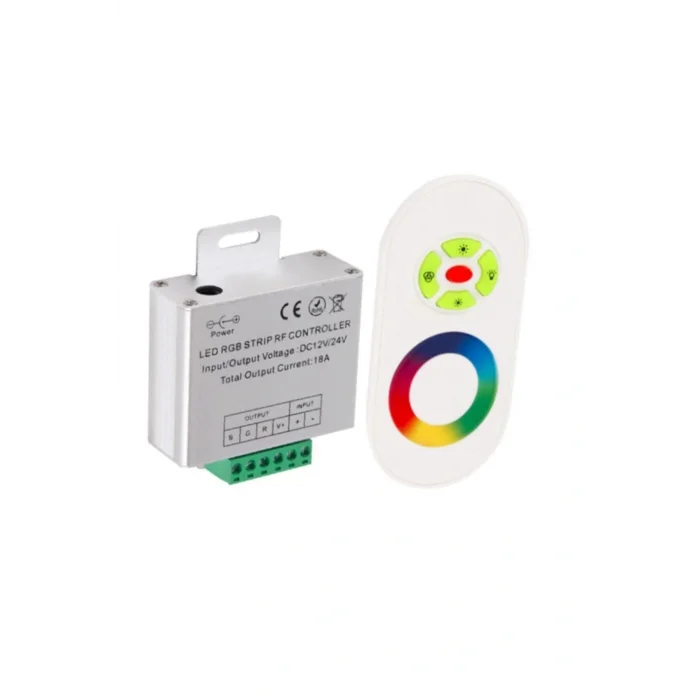 Genel Ürün 24 Amper Dokunmatik Rgb Kumanda Led Renk Kontrolcüsü Ct-9117
