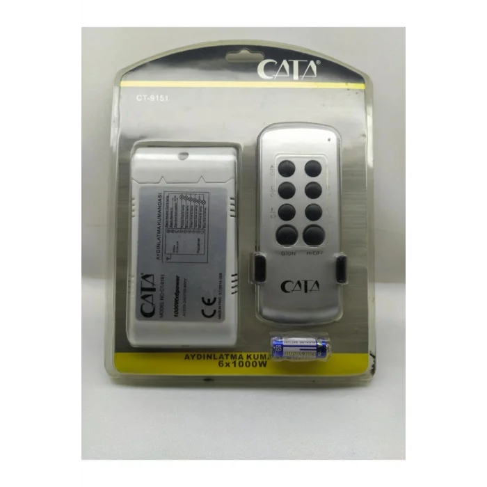 Genel Ürün 9151 Aydınlatma Kumandası 6 Kanallı Avize Kumandası 6 Kanal Kumanda