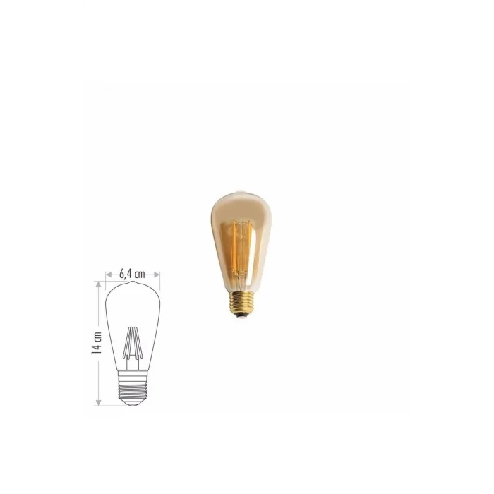 Genel Ürün Uzun Flament 8 Watt Rustik Led Ampul Ct-4290