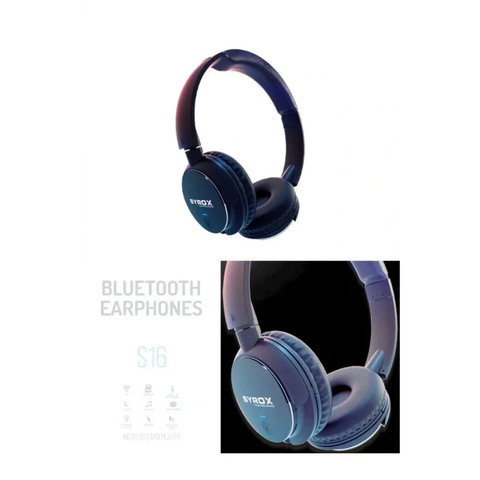 Genel Ürün Oppo Uyumlu Kablosuz Kulaküstü Bluetooth Kulaklık / Aux Ve Hafıza Kartı Girişli