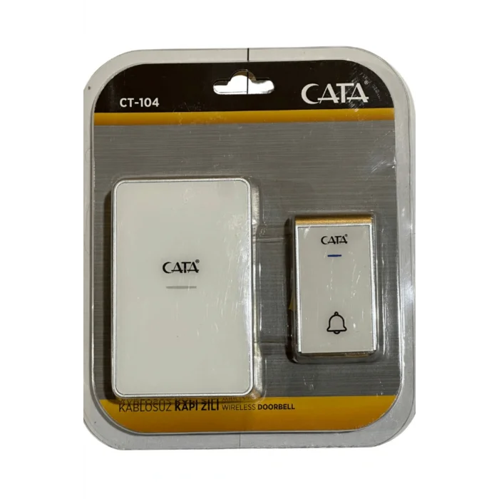 Genel Ürün CT-104 Kablosuz Kapı Zili (Beyaz)