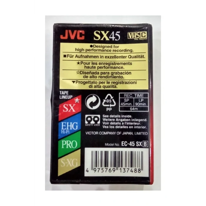 Genel Ürün 45 Kamera Kaseti Vhs C Sx