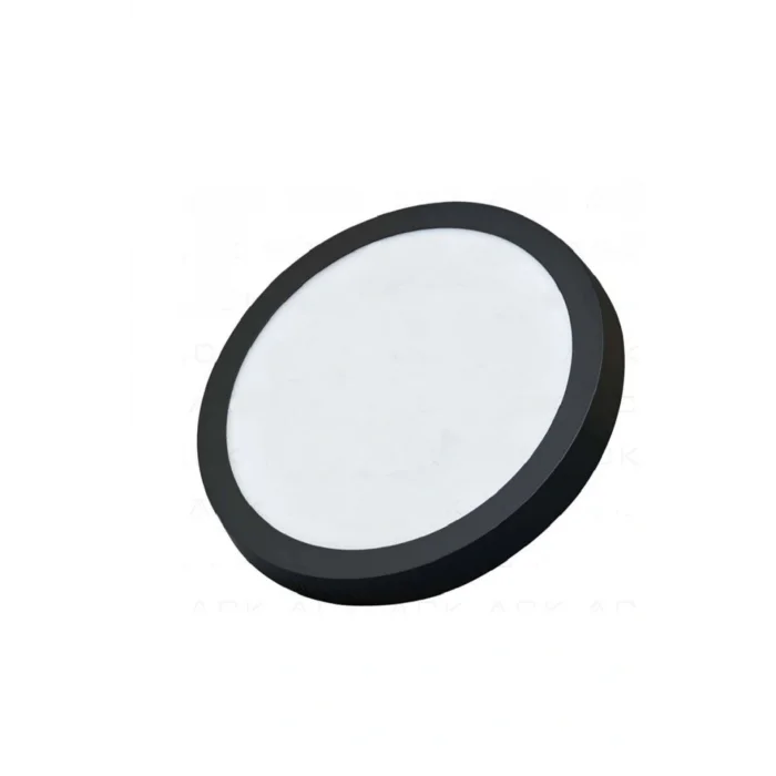 Genel Ürün 30 Watt Sıva Üstü Yuvarlak Panel Led Armatür Ct-5238 Alüminyum Siyah Kasa Beyaz Işık