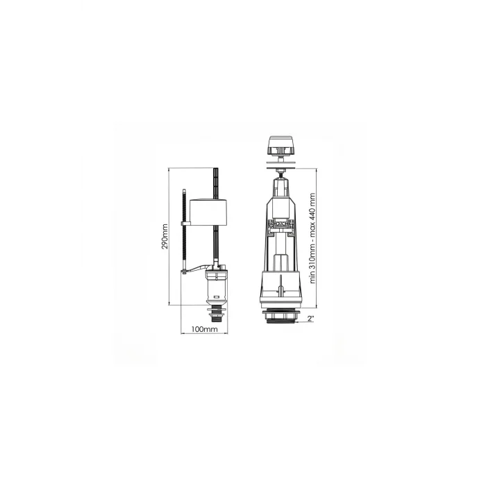 Genel Ürün Tek Basmalı Rezarvuar İç Takımı (4152)