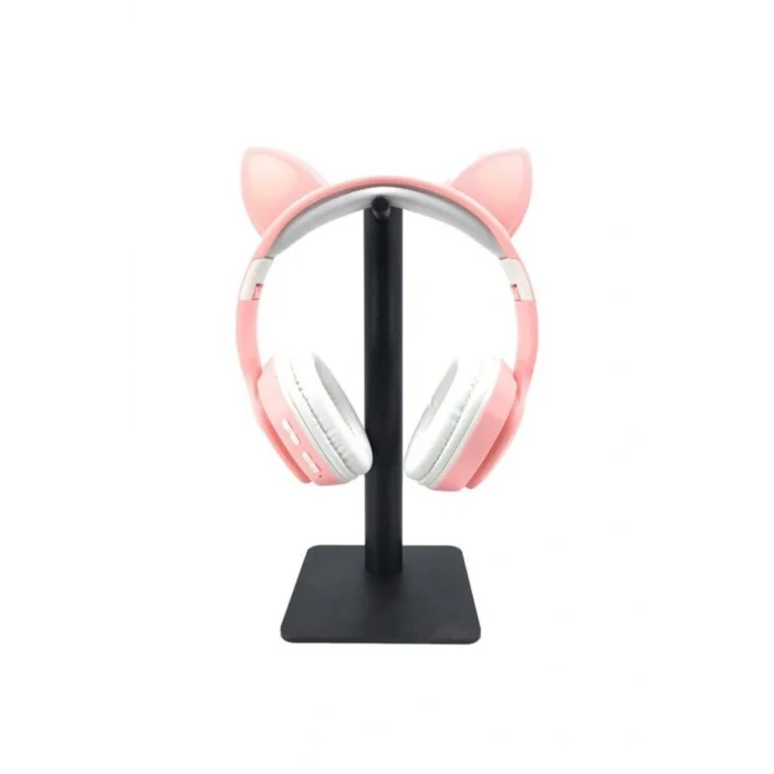 Genel Ürün A+ Kalite Vilya Kedi Kulağı Detaylı Led Işıklı Bluetooth Çocuk Kulaklığı 2022 Boombox Ct-888