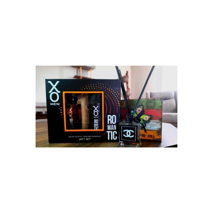 Genel Ürün Romantic Men Edt 100 ml Deodorant 125 ml Kofre Erkek Parfüm Seti  8564905410265