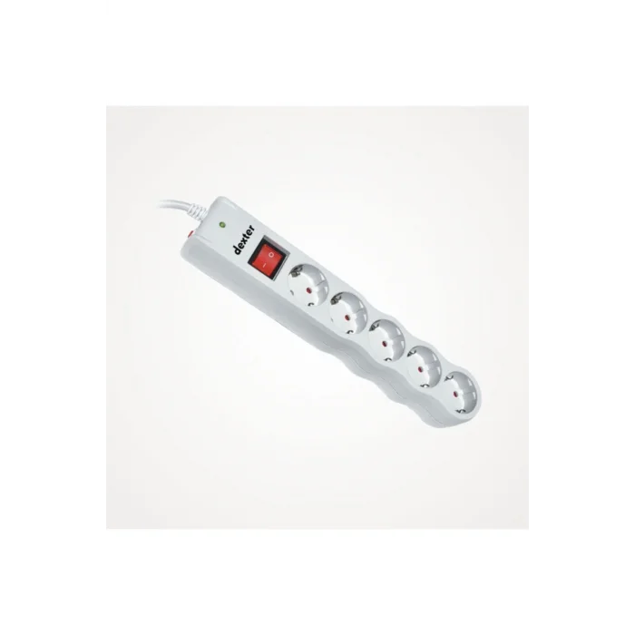 Genel Ürün Dexter 5li 1.2metre Enerji Koruma Prizi