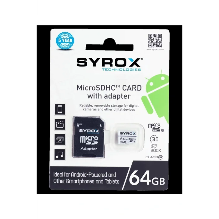 Genel Ürün Hafıza Kartı Adaptörlü 64gb