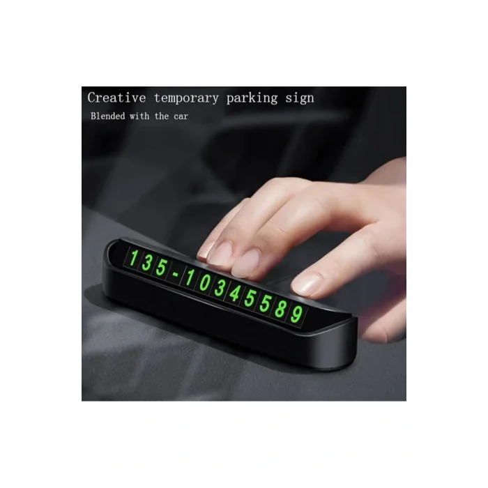 Genel Ürün Tüm Araçlarla Uyumlu Araç Park Telefon Fosforlu Numaratör Aç/kapa