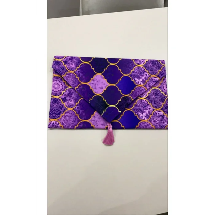 Genel Ürün Mor Macaron Desenli Runner