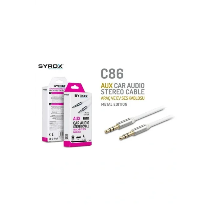 Genel Ürün Syx-c86 Aux Audio Ses Kablosu