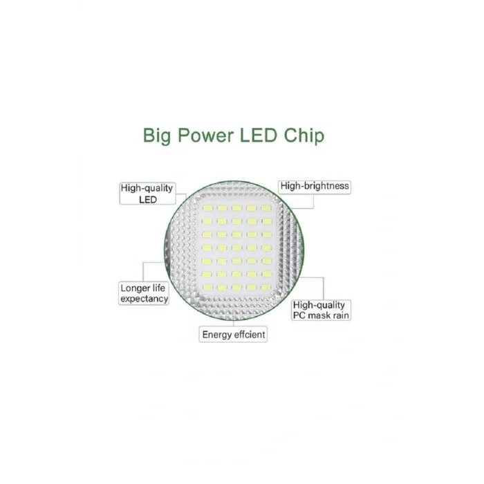 Genel Ürün 200 Watt Solar Sokak Armatürü Ct 4640 Beyaz Işık