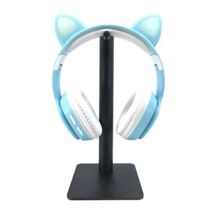 Genel Ürün A+ Kalite Vilya Kedi Kulağı Detaylı Led Işıklı Bluetooth Çocuk Kulaklığı 2022 Boombox Ct-888