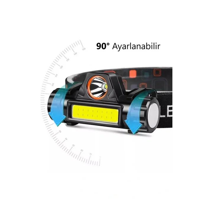 Lamba 3 W 2 Modlu Şarjlı Dimlenebilir Mir Kafa Lambası - CT-9120