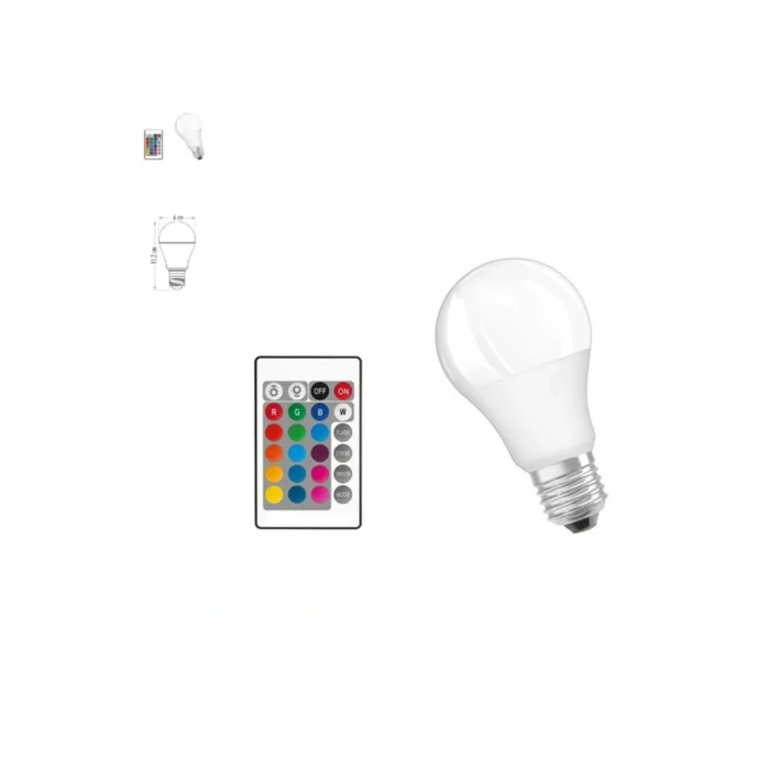 Genel Ürün Ct-4058 Uzaktan Kumandalı Led Ampul Rgb E27 4000k