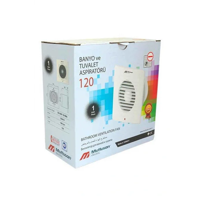 Genel Ürün 120lik Banyo Tuvalet Aspiratörü 12 cm