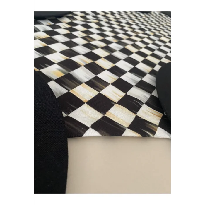 Genel Ürün Dama Desenli Runner 2li Supla Seti