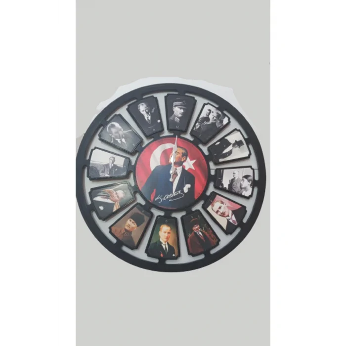 Kol Saati Glaxsi Atatürk Duvar Saati