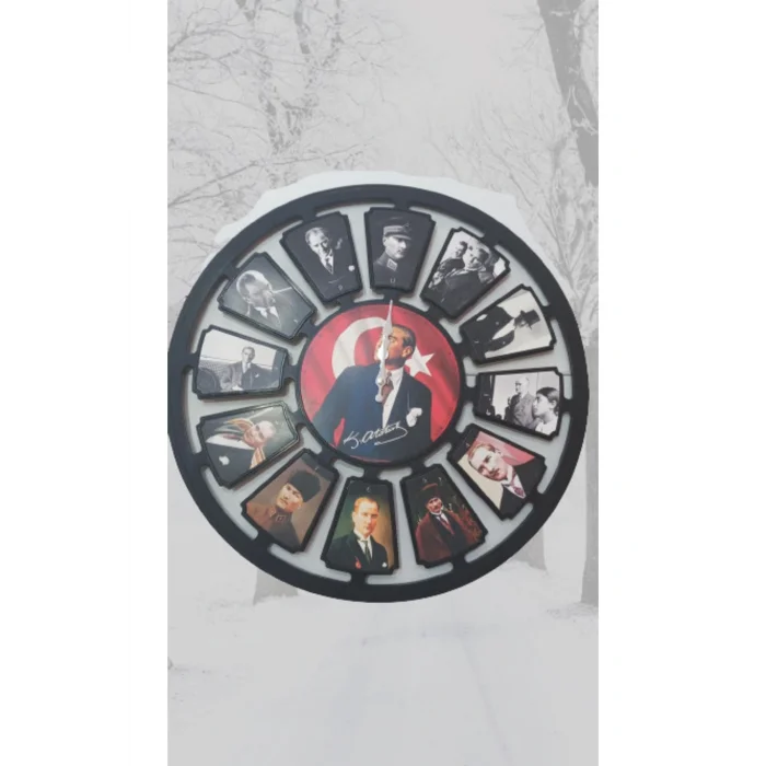 Kol Saati Glaxsi Atatürk Duvar Saati