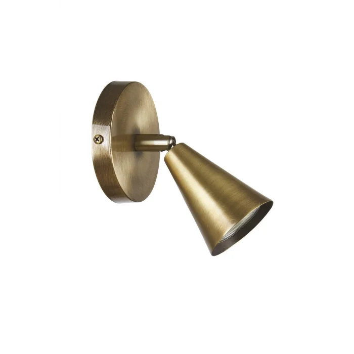 Genel Ürün GU10 Merlin Dekoratif Tekli Aplik Eskitme Hareketli Modern Iç Mekan (GÜNIŞIĞI LED AMPUL DAHİLDİR!!!