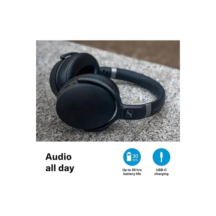 Genel Ürün HD 450BT ANC Kulak Üstü Bluetooth Kulaklık Siyah