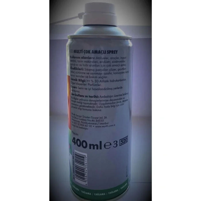 Genel Ürün Multi Çok Amaçlı Sprey 400 ml