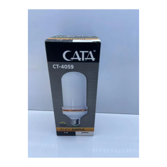 Genel Ürün Alev Ampul 5w Alevli Amber Renk Ct-4059