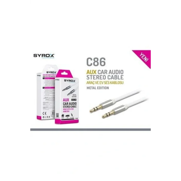 Genel Ürün C86 Aux Kablosu Metal Edition