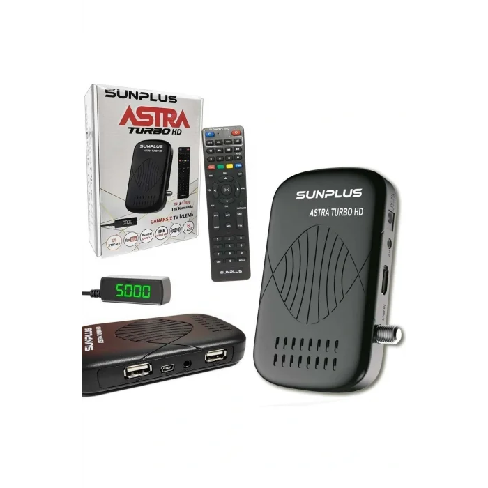 Genel Ürün ASTRA TURBO HD UYDU ALICI MİNİ FULL HD +USB WIFI YOUTUBE UCAST